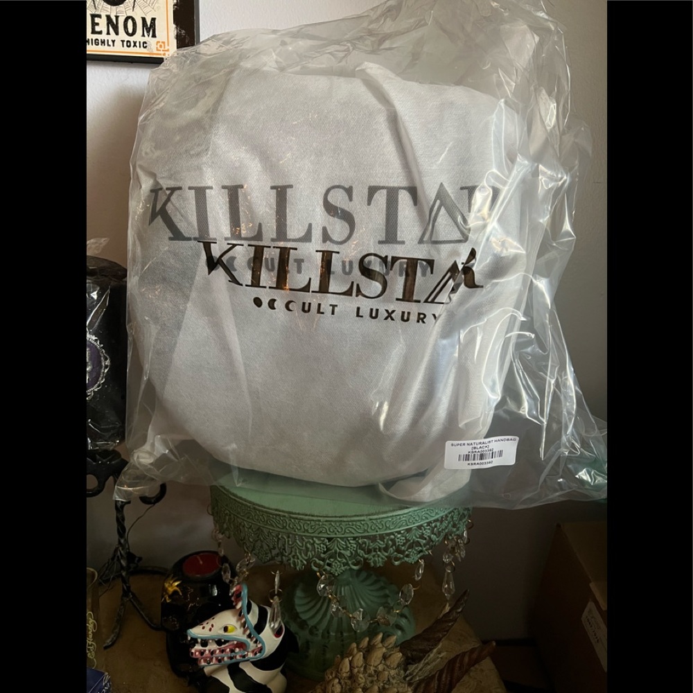 BNIP - NWT KILLSTAR PURSE Super Naturalist handbag / Round Pentagram Goth Purse - Picture 6 of 11